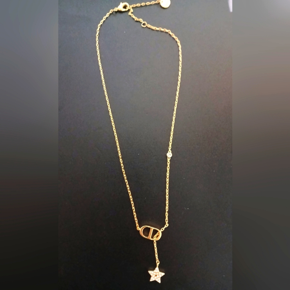 Christian Dior CD Star Necklace